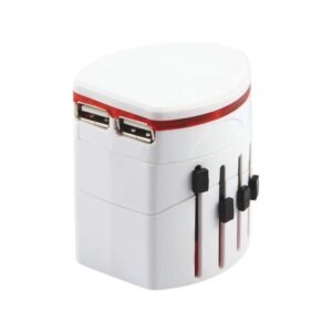 BRAD 01 - DUAL USB TRAVEL ADAPTER CONVERTER PLUG