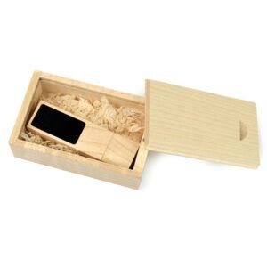 BRAF 103 - WOODEN LED LIGHT UP USB FLASH DRIVE