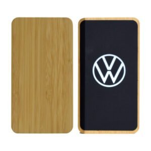 BRAK 122 - BAMBOO POWER BANK LIGHT UP LOGO