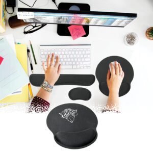 BRAMPS 01 - 3 IN 1 MOUSE AND KEYBOARD PAD WITH WRIST PAD