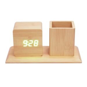 BRAPH 03 - DIGITAL WOODEN ALARM CLOCK
