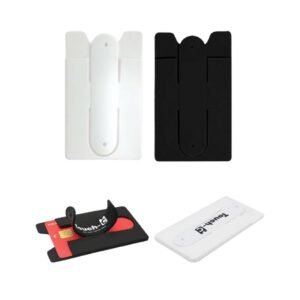 BRAST 07 - SILICONE PHONE WALLET WITH STAND