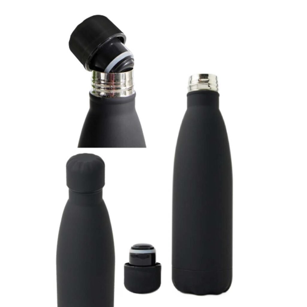 BRATM 11 - STAINLESS STEEL RUBBER FINISH DRINKWARE