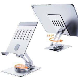 BRT 8 - 360-DEGREE ROTATING ALUMINUM ALLOY FOLDING PHONE HOLDER
