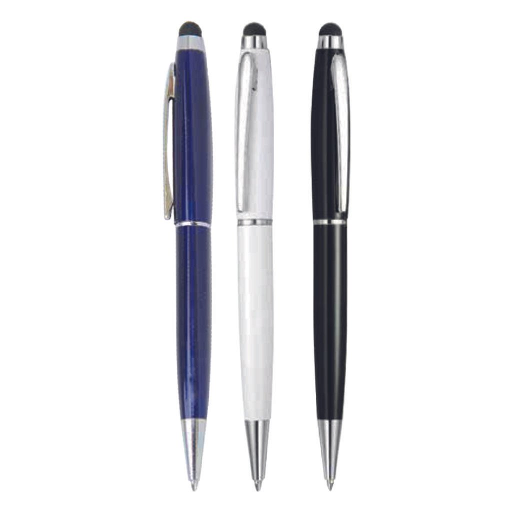BRAMP 001 - METAL BALL PEN WITH STYLUS